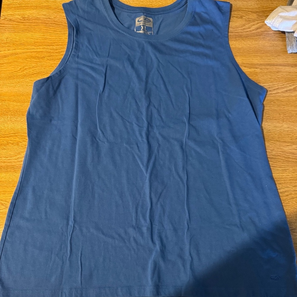 Women's Blue Sleeveless Top